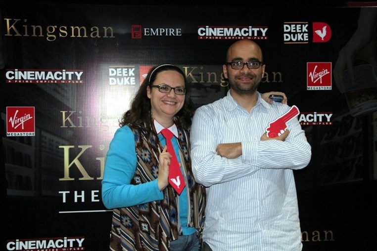 Deek Duke Avant Premiere of Kingsman